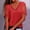 Red, variant on Blouses for Women Casual Women's Loose V Neck T Shirt Shirt with Lace Stitching Short Sleeve Blouses Ladies Tops and Blouses