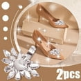 thumbnail image 4 of Decodeary Accessoires de Chaussures Style avec Pinces à Chaussures en Strass et Cristal Détachables, 4 of 6
