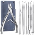 thumbnail image 1 of Kit de herramientas de pedicura SMZHealing de acero inoxidable de 7 piezas, 1 of 8