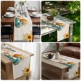 thumbnail image 4 of Table Runners 36 Inches Long Dress Scarves, Thanksgiving Coastal Farmhouse Kitchen/Dining Table Decor Table Runner, Short Coffee Tablerunners, Fall Pumpkin Starfish Conch Sunflowers 13x36 Inch, 4 of 4