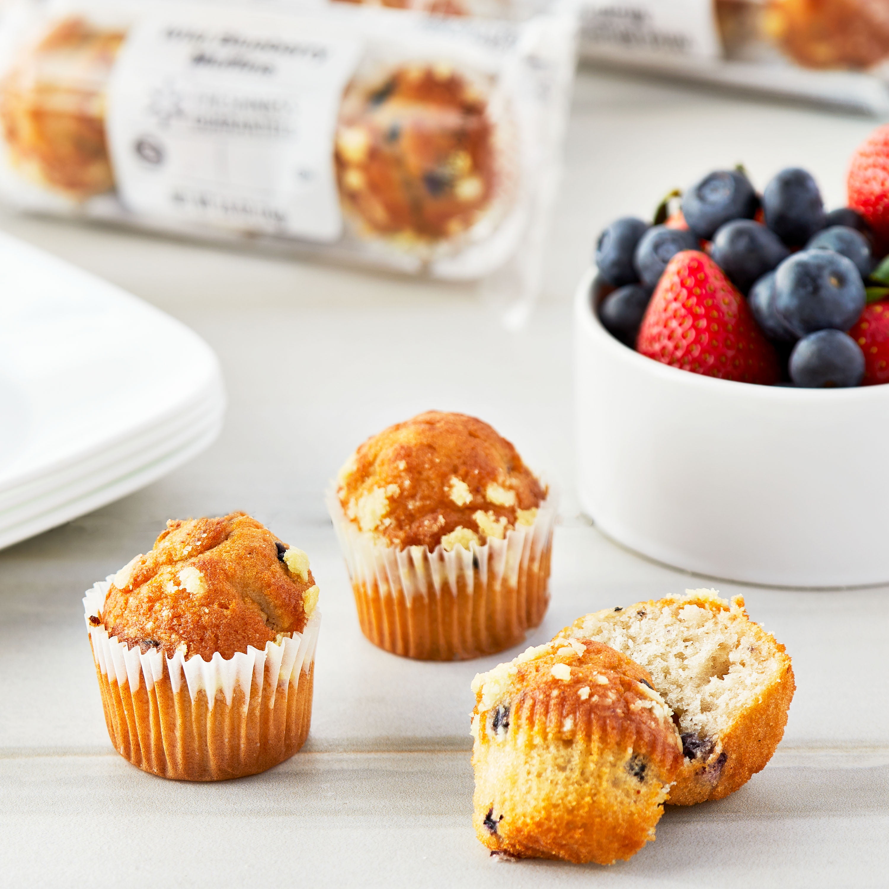 Freshness Guaranteed Mini Blueberry Muffins, 2.6 oz, 3 Count