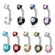 thumbnail image 4 of G23 colgante de titanio con encanto diy o acero inoxidable quirúrgico, anillos para ombligo de conejo, Piercing para puño colgante, joyería, 4 of 4