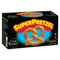SuperPretzel Original Fully Baked Soft Pretzels, 13 oz, 6 Count (Frozen