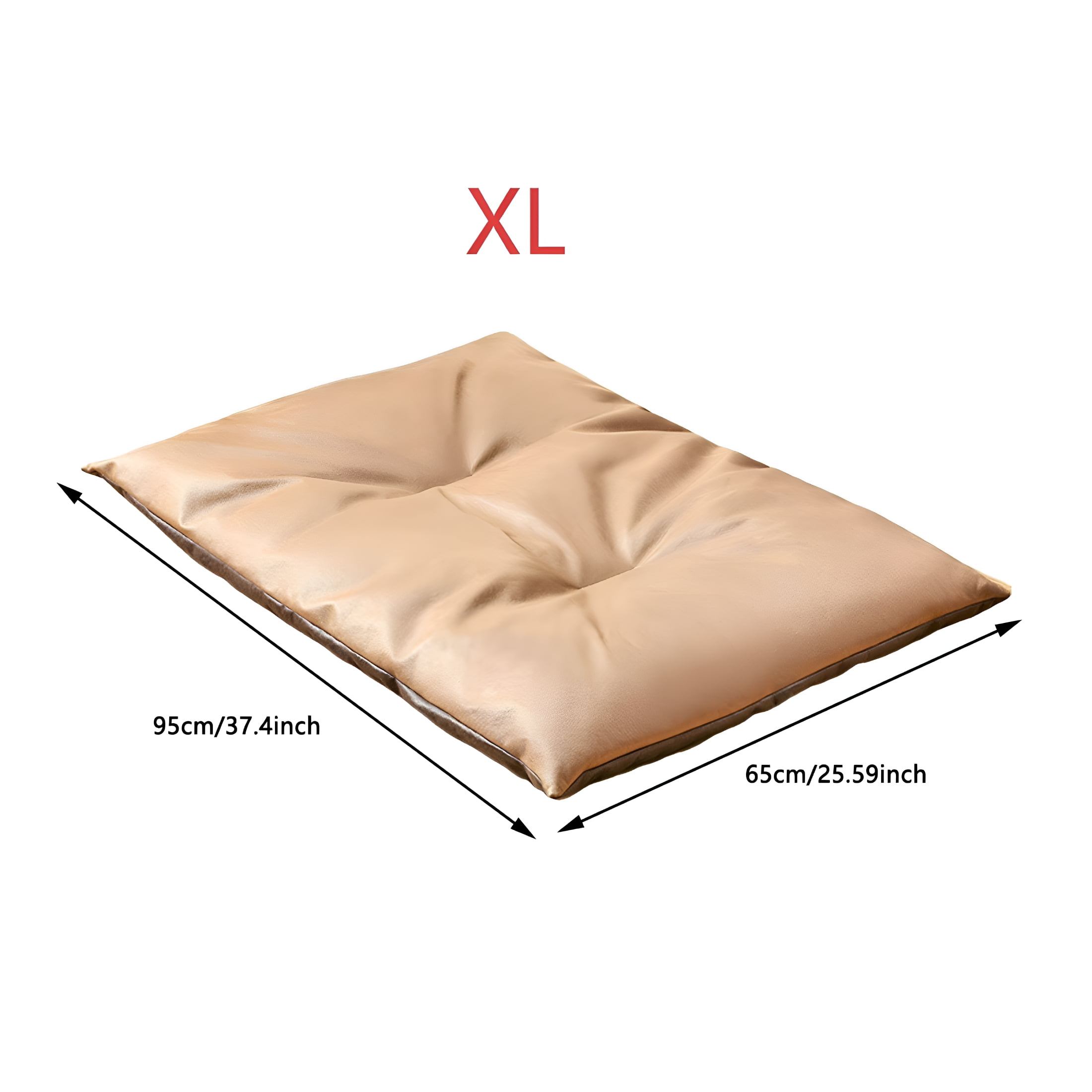 XIBUFE Dog Cat Beds Orthopedic Leather Dog Bed Water Proof Coffee Outdoor Dog Bed Raised Dogs Bed Dog Cot Beds Small Medium Size Dogs Outside Pet Beds