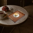 thumbnail image 3 of Raindrops 1Pack Chinese Style Bamboo Serving Tray for Entertaining Guests with Stainless Steel Handles 40X30X5CM, 3 of 6