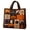 Muticolor5, variant on Halloween Quilted Tote BagâLightweight, with Smooth Zippers and Comfortable Handlesâ for Travel, Work, Gym, Sports, and Everyday Use
