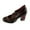Wine, variant on Anuirheih Women's Dry Rose Thick Heel High Heels French Vintage Single Shoes Sandals Women Clearance(Black)