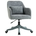 thumbnail image 2 of Vinsetto Massage Barrel Office Chair, USB Powered, Gray, 2 of 9