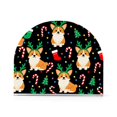 thumbnail image 2 of Dailycode 2 Pack Napkin Holder for Table Acrylic Kitchen Paper Tissue Dispenser, Christmas Corgi Sock Candy Cane, 2 of 9