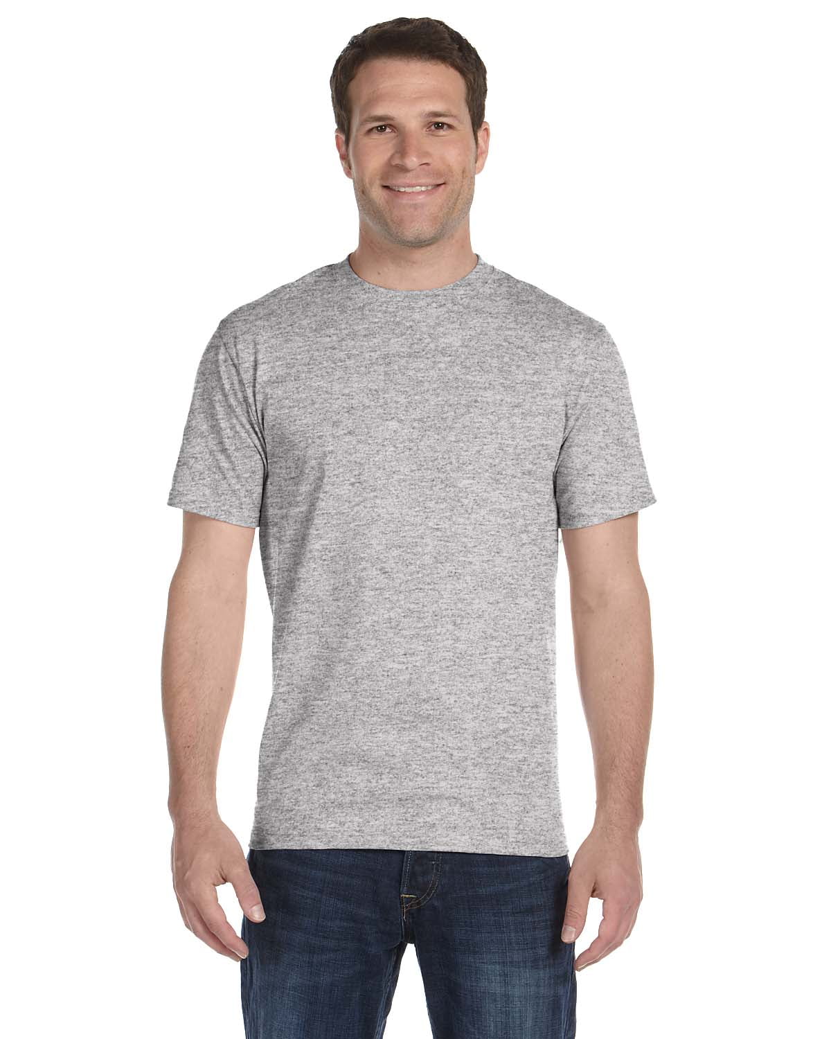 Hanes - Mens 5.2 oz. ComfortSoft Cotton T-Shirt 5280 (3 PACK) - Walmart.com - Walmart.com