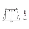 thumbnail image 2 of Estante colgante para acampar FLhrweasw soporte para colgar ollas y sartenes utensilios de cocina, 2 of 7