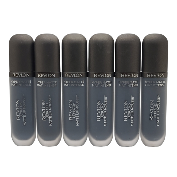 6 Pack Revlon Ultra HD Lip Mousse Hyper Matte Blue Oasis 835