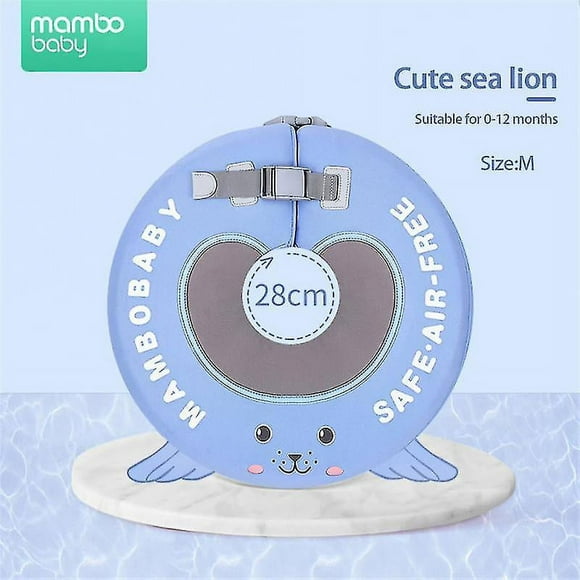 Mambobaby Baby Float Lying Swimming Rings Infant Waist Swim Ring Toddler Swim Trainer Non-inflatable Buoy Pool Accessories Toys