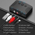 thumbnail image 3 of Bluetooth-Compatible 5.3 Transmitter Receiver 3.5mm AUX RCA USB Flash Drive Stereo Music Wireless Audio Adapter For PC Speaker, 3 of 5