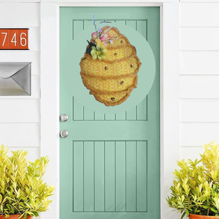Beehive Wreath Form - 16-Inch Metal Wreath Base For Floral Arrangements Seasonal 221124