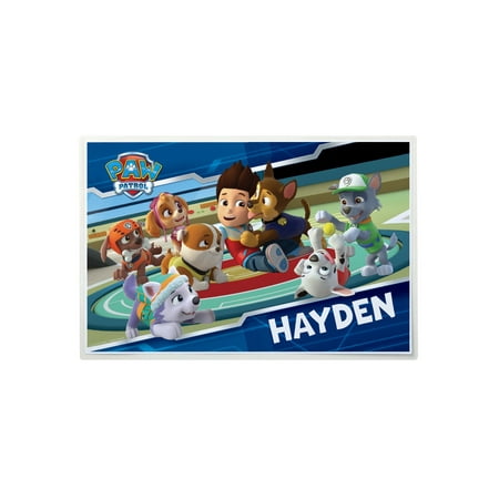 Girls Personalized Placemat - Personalized PAW Patrol Placemat