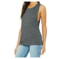 thumbnail image 4 of Yellow Rooster Women's Flowy Scoop Muscle Tank Asphalt Slub Small, 4 of 4