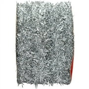 Holiday Time Tinsel, Silver, 9'