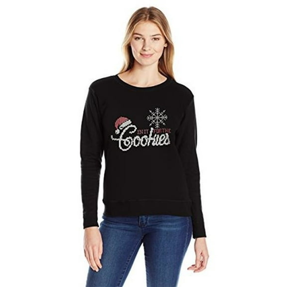 Hanes Women's Ugly Christmas Sweatshirt S 4-6