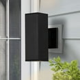 thumbnail image 3 of C Cattleya Modern Rust-Proof 2-Light Matte Black Outdoor Wall Sconces (2 Count), 3 of 5