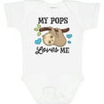 thumbnail image 3 of Inktastic My Pops Loves Me with Sloth and Hearts Boys or Girls Baby Bodysuit, 3 of 5