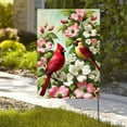 thumbnail image 5 of Spring Cardinal Garden Flag 12×18 Inch Double Sided Yellow Red Bird Flower Yard Flag Decorations for Lawn Yard Outdoor Birdhouse Farmhouse Decor, 5 of 10