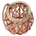 thumbnail image 3 of Farmhouse Decor Lantern Woven Candle Lantern Table Lanterns 33x20cm Vintage Style 1Pcs, 3 of 5