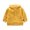 Yellow, variant on TIREOW Girls Fleece Lined Hooded Cardigan Sweatshirt Solid Color Single Breasted Hoodie Jacket Fall Winter Thickened Warm Outerwear