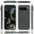 thumbnail image 3 of Decase Clear Case for Google Pixel 9 Pro XL, Built-in Screen Protector,Thin Slim Crystal Bilayer Bumper Shockproof Protective Case Cover for Google Pixel 9 Pro XL,Black, 3 of 5
