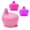 Mauve, Orchid, Peony, variant on Silicone Sippy Cup Lids - Spill Proof, Fits Any Cup, BPA-Free, Durable , Quick to Attach - 5 Pack Silicone Lids for Cups (Purple, Pink, Green, Orange, Teal)