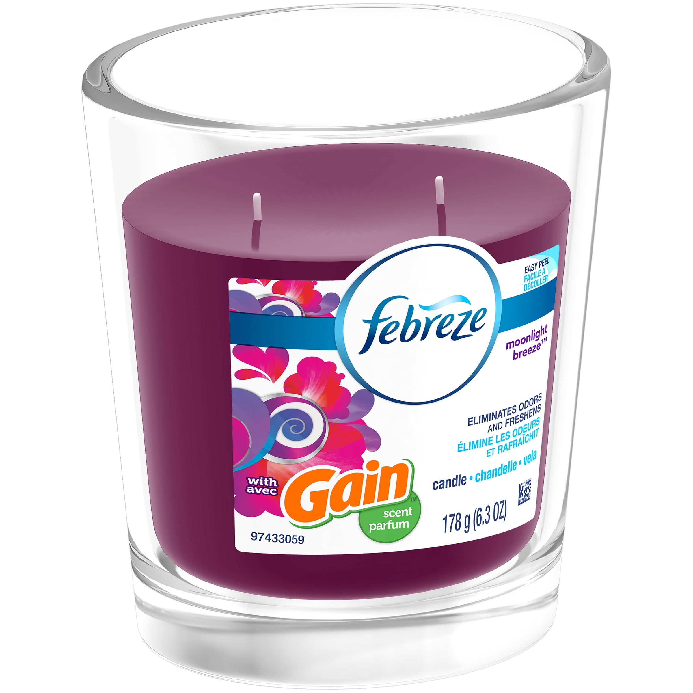 Febreze Moonlight Breeze with Gain Scent Candle 6.3 oz. Jar