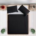 thumbnail image 4 of IR Imperial Rooms 3 Piece Adult Quilt Set Bedding Microfiber Soft Embossed Bedspread with 2 Pillow Shams Black King, 4 of 12