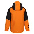 thumbnail image 2 of Regatta - Chaqueta Impermeable Hydrate VII para Niños/Niñas (Arce de Otoño, Negro) Regatta UTRG8217_autumnmapleblack, 2 of 2