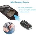 thumbnail image 2 of Faraday Key Fob Protector - 2 Pack Mini Anti-Theft Pouch Key Fob RFID Signal Blocking Faraday Bag for Key Fob, 2 of 8