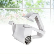 SOPOTUTU White Rotary Cheese Grater with Steel Blades, Multifunctional Kitchen Shredder, Dishwasher