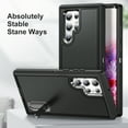 thumbnail image 2 of For Samsung Galaxy S22 Plus Ultra TPU PC Bracket Case Luxury Shockproof Cover Kickstand Case, 2 of 8