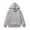 Grey, variant on Kids Child Toddler Baby Boys Girls Solid Color Long Sleeve Hooded Sweatshirt Pullover Tops Blouse Outfits Clothes,Size:5-6 Years