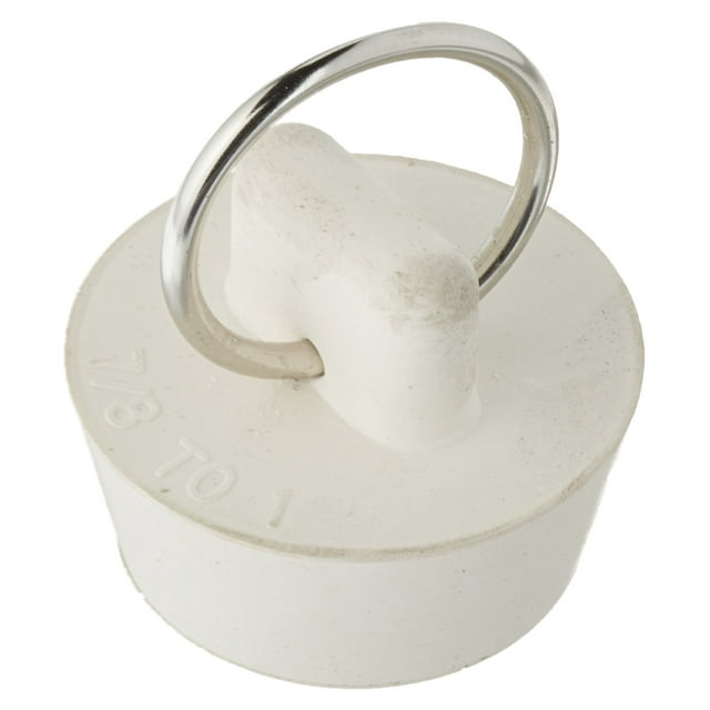 Tapón de desagüe Danco 35973B de goma, 2,2 cm, color blanco