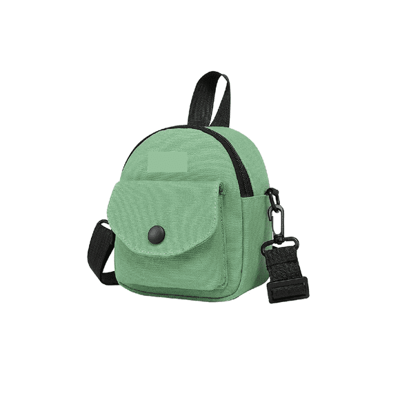 Moda Damas Pequeño Lienzo Bolsos De Lona De Hombro Casual verde