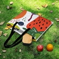 thumbnail image 6 of Tropical Fruits with Exotic Flavors Waterproof Picnic Blanket with Foldable Zipper, Suitable for Outdoor Use, Suitable for Travel, Camping, Beaches, Parks, Grasslands, Picnic Blanket Accessories, 6 of 8