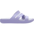 thumbnail image 1 of Sandalias Crocs Getaway Strappy para mujer, color morado místico, talla 8, 1 of 6