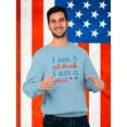 thumbnail image 2 of I Am Patriot Sweatshirt Men -Image by Shutterstock, Male 5X-Large, 2 of 4