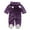 Purple, variant on Baby coral fleece Bodysuit Infant Pajamas Autumn Winter Baby Clothes baby Hooded Romper Cartoon Bear Newborn Jumpsuit Snowsuit baby clothing 0-12 Month Infant Footed Bunting Bodysuit