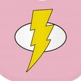 thumbnail image 4 of Inktastic Superhero Baby Lightening Bolt Boys or Girls Baby Bib, 4 of 4