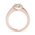 thumbnail image 2 of Aonejewelry 0.75 Carat Halo Diamond Elegant Design Engagement Ring In 14k Rose Gold, 2 of 2