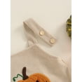 thumbnail image 5 of Newborn Baby Boys Girls Halloween Clothes Sleeveless Overalls Embroidery Rompers Suspender Jumpsuit Fall Outfit, 5 of 8