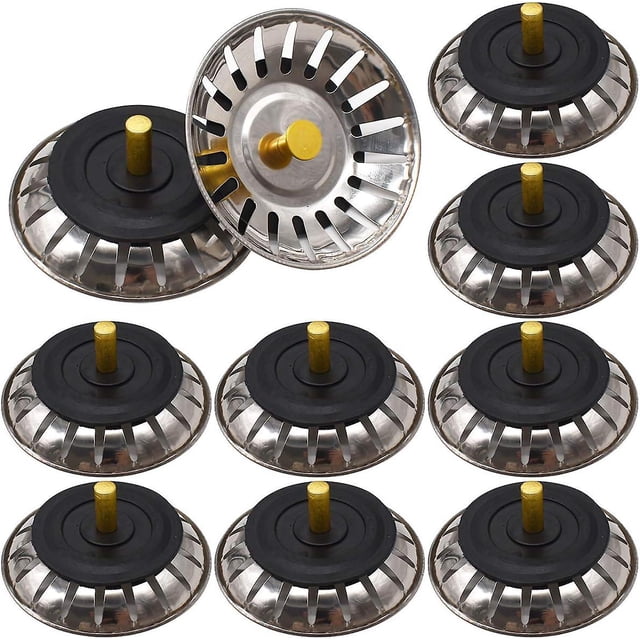Colador de fregadero WEIHJMXG Acero inoxidable 10 piezas