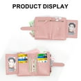 thumbnail image 4 of Small Wallet for Women Ladies PU Leather Card Holder Mini Compact Purse with Zipper Coin Pocket, 4 of 5