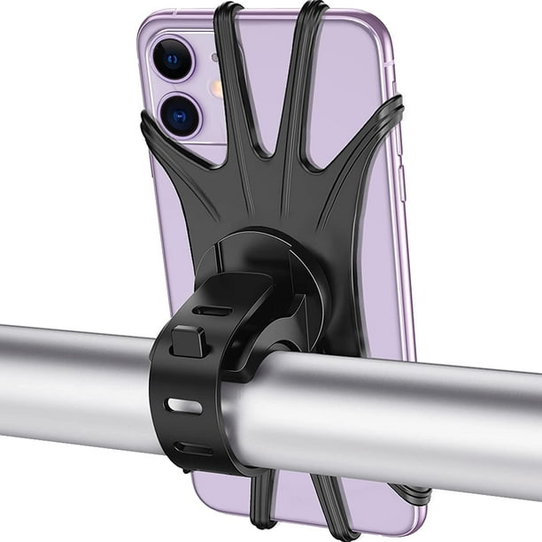 Bicycle Phone Holder VUP Universal Bicycle Phone Holder 360 Rotation Silicone Bicycle Suitable for 4.0 6.8 Phone