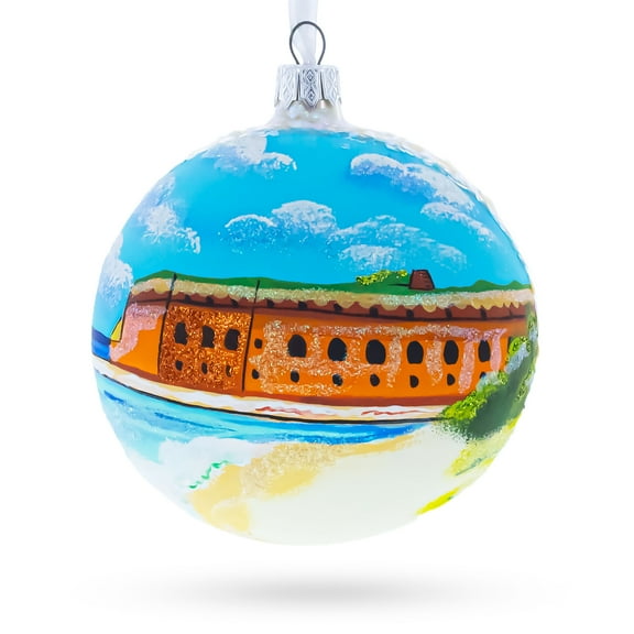 Key West, Florida Glass Ball Christmas Ornament 4 Inches